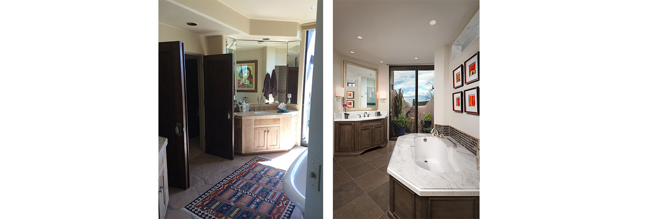 Desert Highlands Contemporary Southwest Remodel