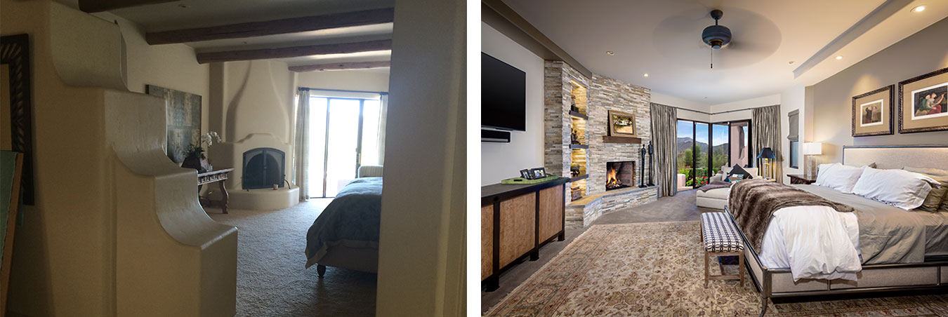 Desert Highlands Contemporary Southwest Remodel