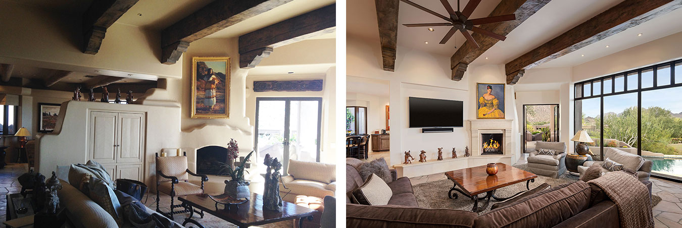 Desert Highlands Contemporary Southwest Remodel